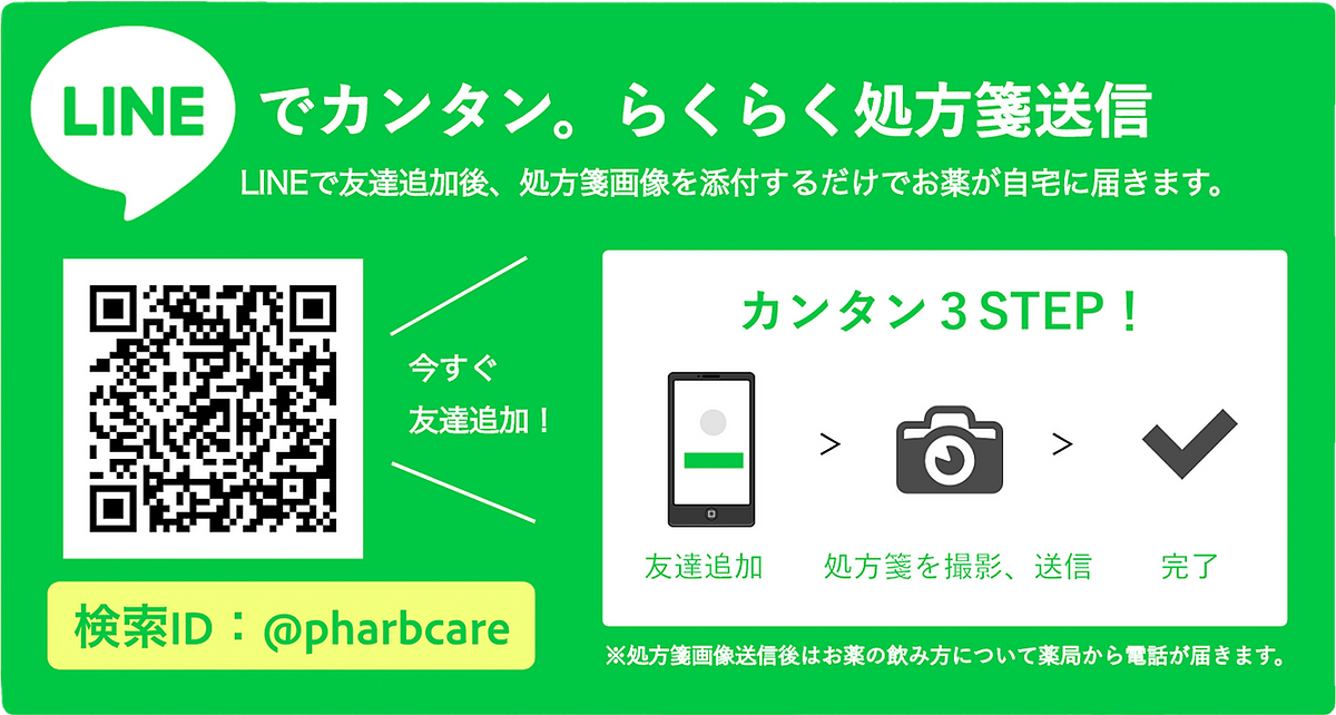 LINEでらくらく処方箋送信